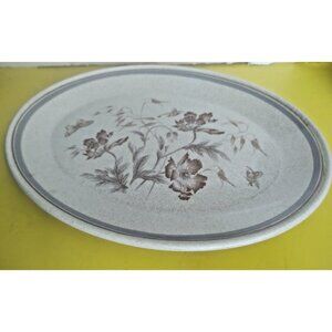 Vintage Royal Albert Summer Fantasy oval serving platter 13 1/2" x 10 1/4"